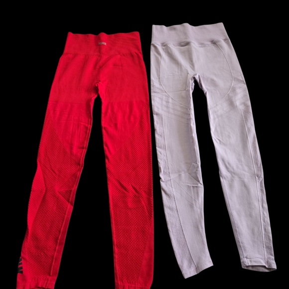 Victoria's Secret Red and Gray Leggings - Picture 2 of 2
